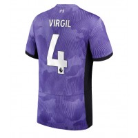 Liverpool Virgil van Dijk #4 Rezervni Dres 2023-24 Kratak Rukav